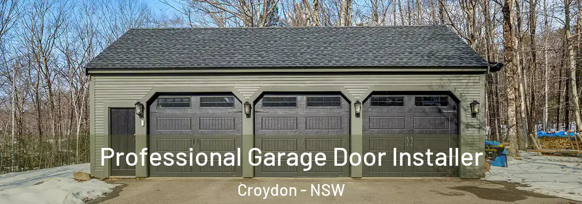 Professional Garage Door Installer Croydon - NSW