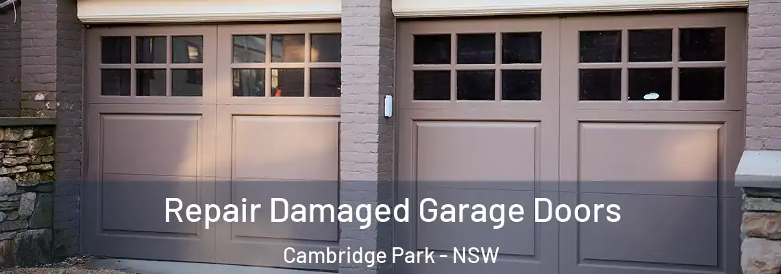 Repair Damaged Garage Doors Cambridge Park - NSW