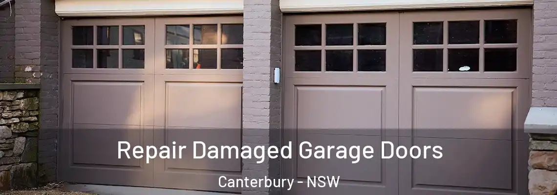 Repair Damaged Garage Doors Canterbury - NSW