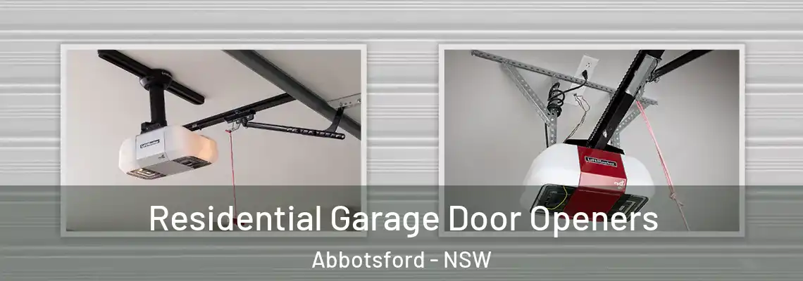 Residential Garage Door Openers Abbotsford - NSW