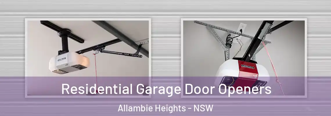 Residential Garage Door Openers Allambie Heights - NSW