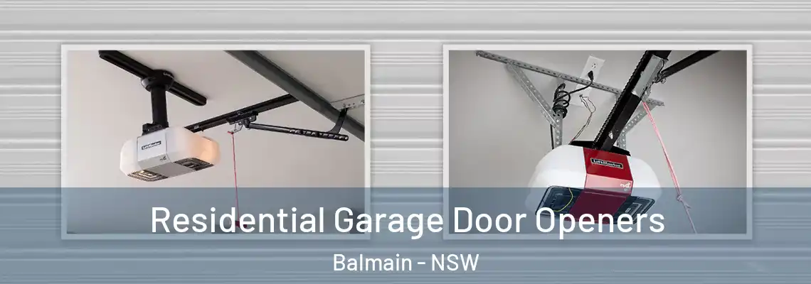 Residential Garage Door Openers Balmain - NSW
