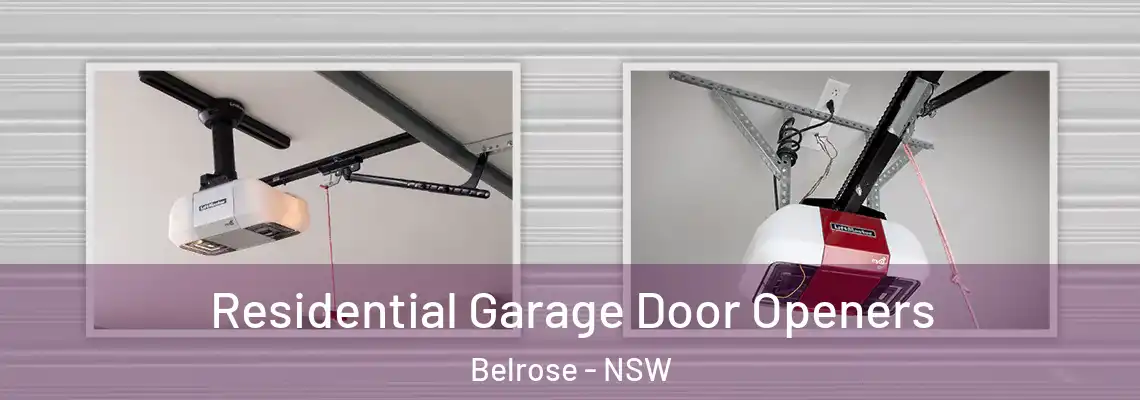 Residential Garage Door Openers Belrose - NSW