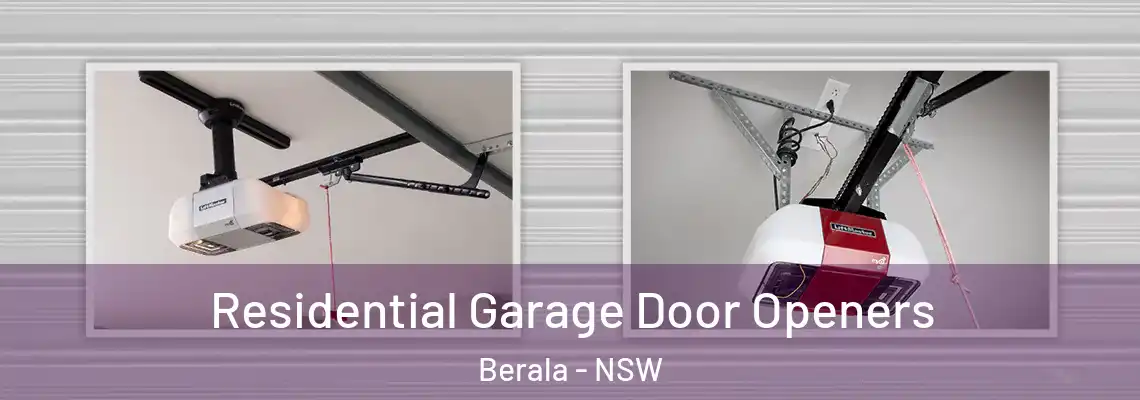 Residential Garage Door Openers Berala - NSW