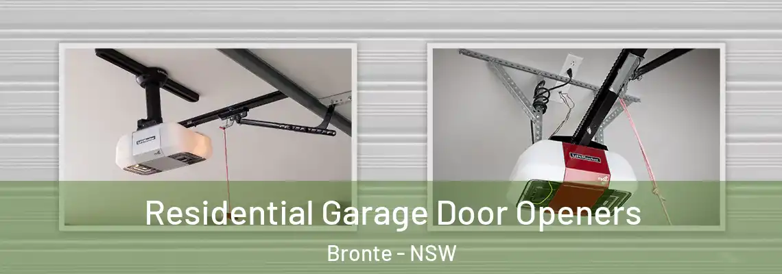 Residential Garage Door Openers Bronte - NSW