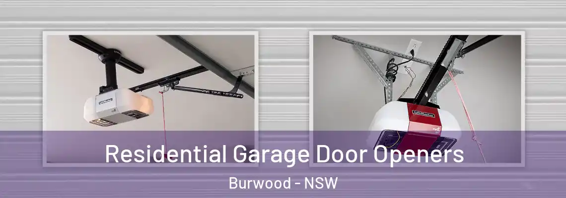  Residential Garage Door Openers Burwood - NSW