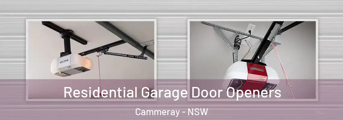 Residential Garage Door Openers Cammeray - NSW