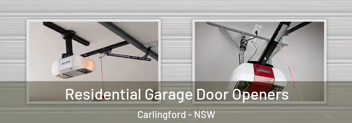 Residential Garage Door Openers Carlingford - NSW