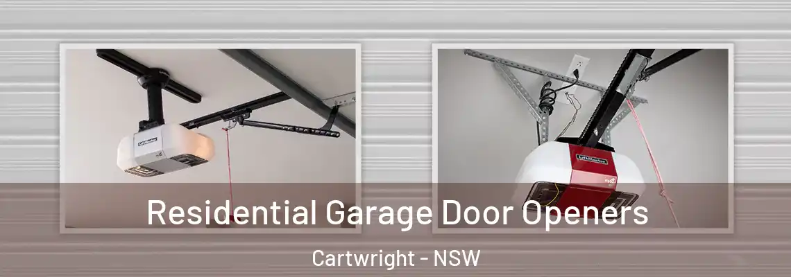Residential Garage Door Openers Cartwright - NSW