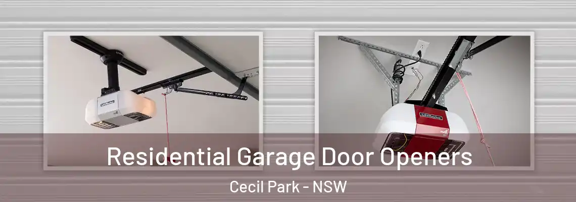 Residential Garage Door Openers Cecil Park - NSW
