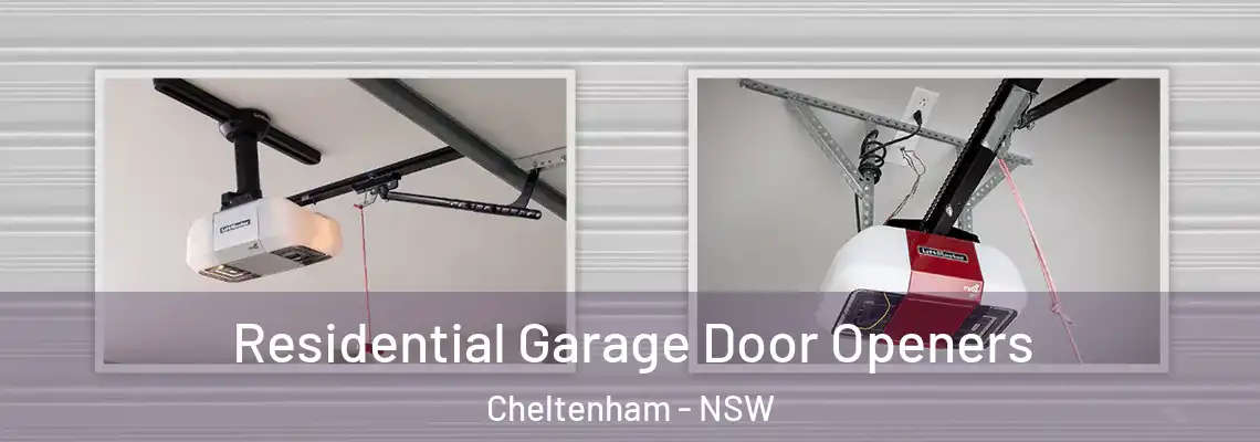 Residential Garage Door Openers Cheltenham - NSW