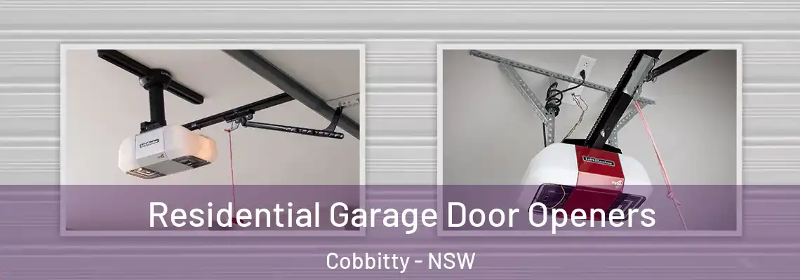 Residential Garage Door Openers Cobbitty - NSW