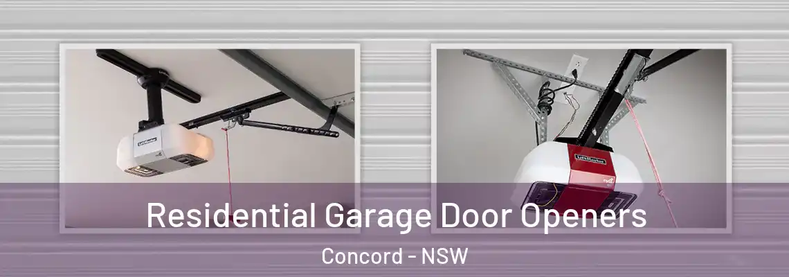 Residential Garage Door Openers Concord - NSW