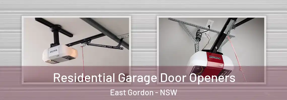Residential Garage Door Openers East Gordon - NSW
