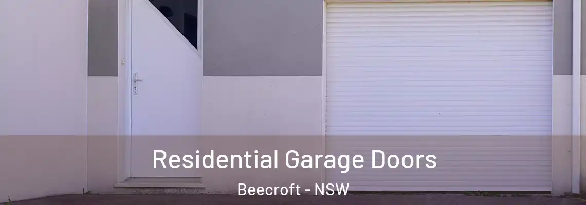 Residential Garage Doors Beecroft - NSW