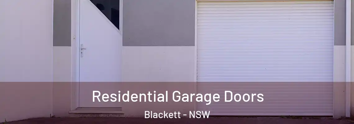 Residential Garage Doors Blackett - NSW