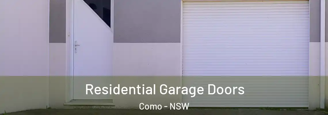 Residential Garage Doors Como - NSW