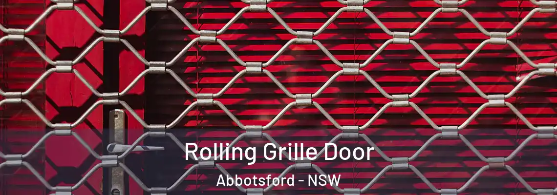 Rolling Grille Door Abbotsford - NSW