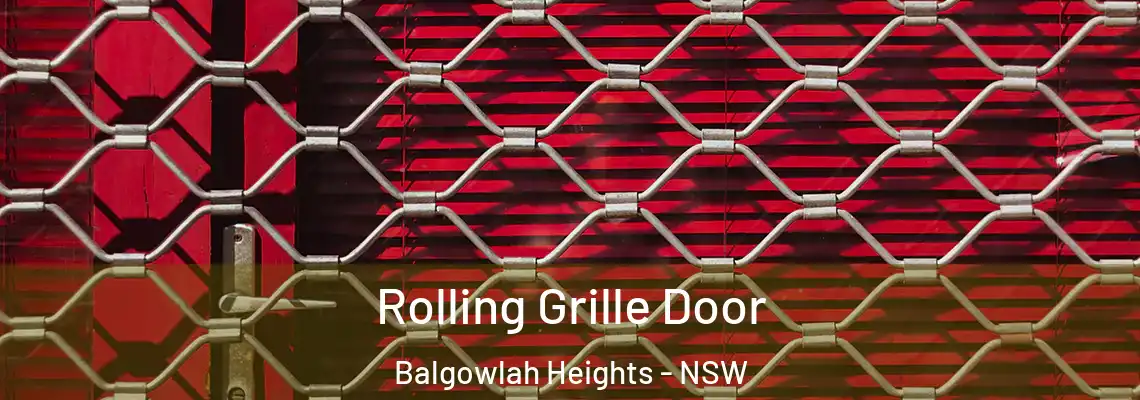 Rolling Grille Door Balgowlah Heights - NSW