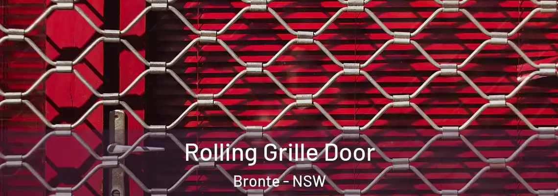 Rolling Grille Door Bronte - NSW