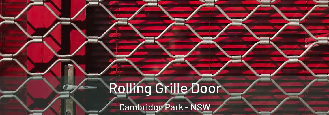 Rolling Grille Door Cambridge Park - NSW