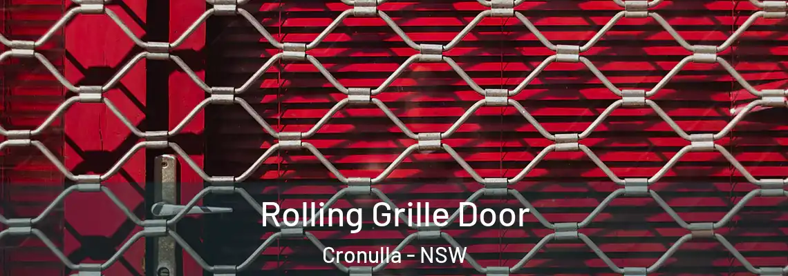 Rolling Grille Door Cronulla - NSW