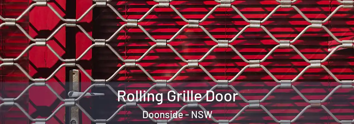 Rolling Grille Door Doonside - NSW