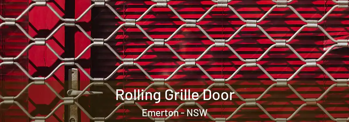 Rolling Grille Door Emerton - NSW