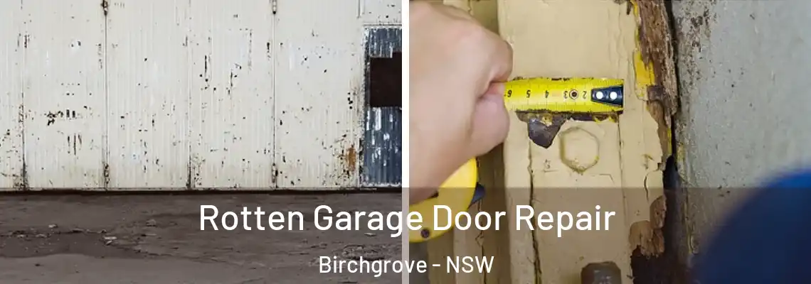 Rotten Garage Door Repair Birchgrove - NSW