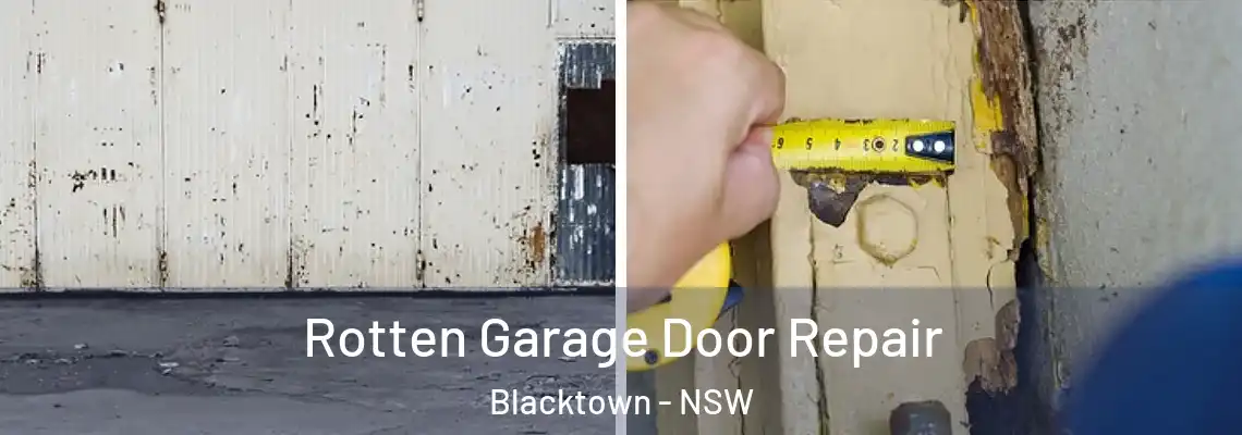 Rotten Garage Door Repair Blacktown - NSW