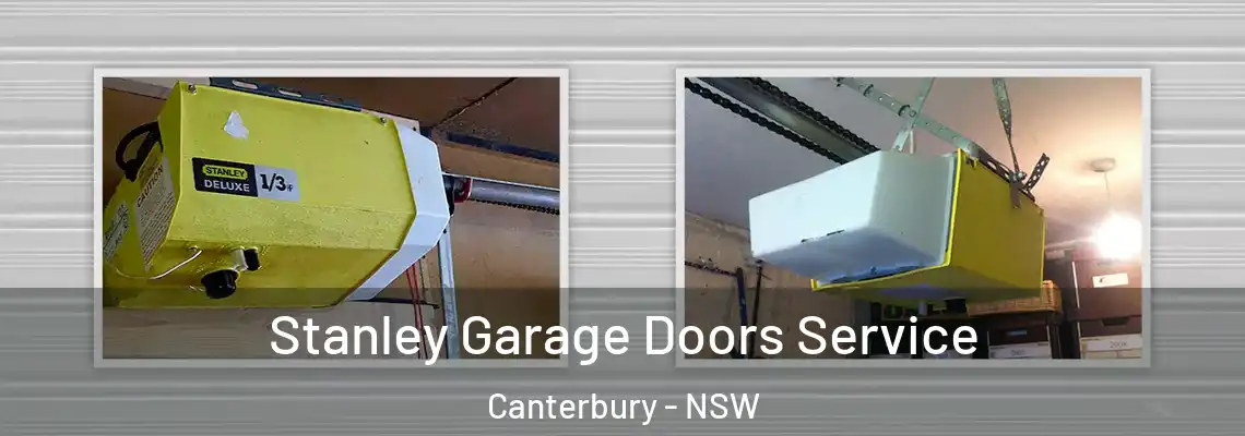 Stanley Garage Doors Service Canterbury - NSW