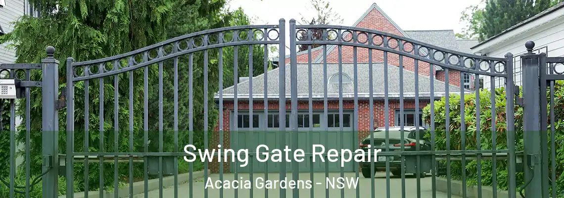  Swing Gate Repair Acacia Gardens - NSW