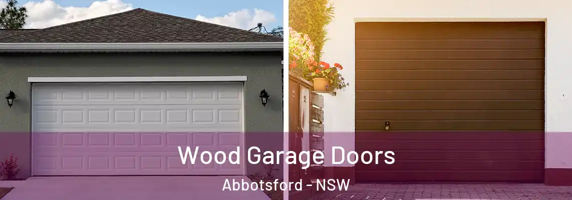 Wood Garage Doors Abbotsford - NSW