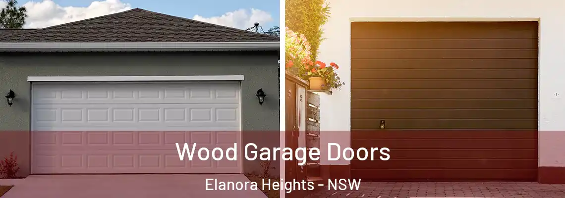 Wood Garage Doors Elanora Heights - NSW